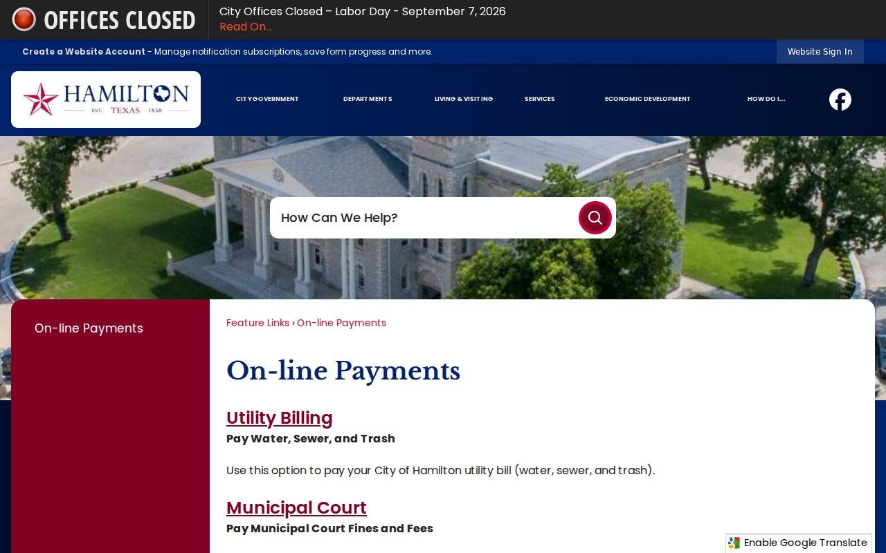 Hamilton County traffic court online payment route